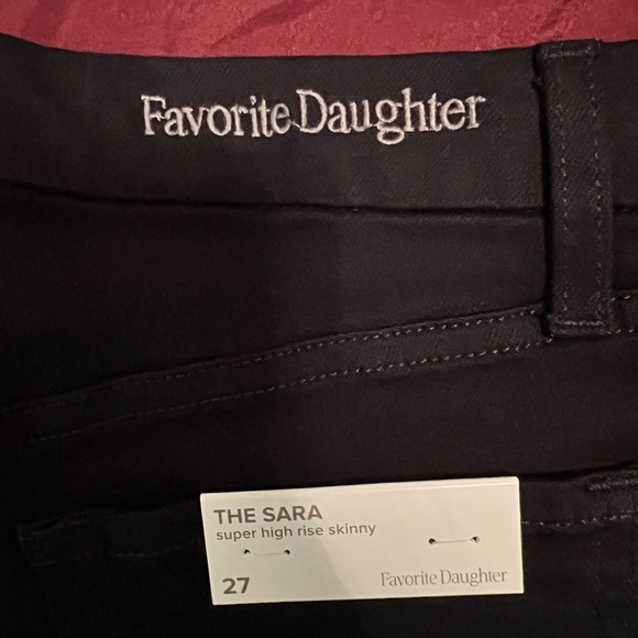 FAVORITE DAUGHTER The Sara High-Rise Victoria Skinny Leg Jean size 27 NWT - Picture 12 of 13